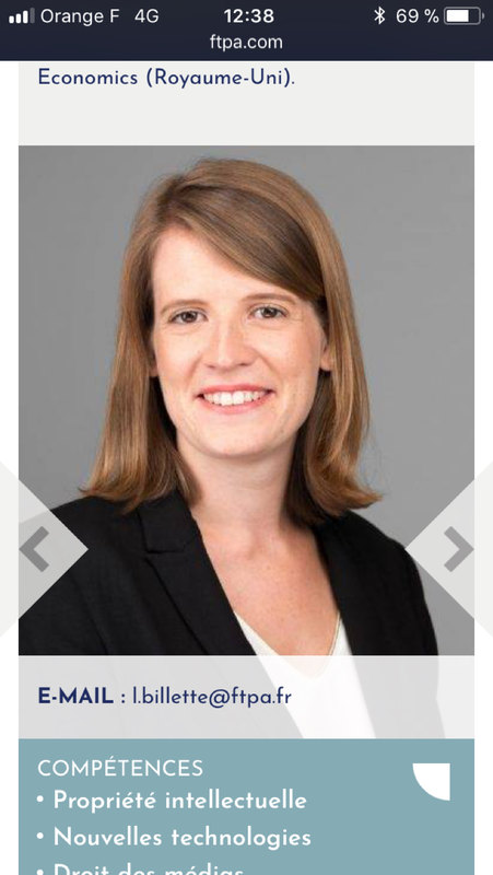 Photo de profil de Maître Lauriane Billette